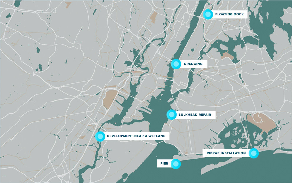 Typical Projects Map